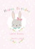 child bunny Birthday Card 6816 created by Vanilla Frosting Studio