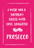 prosecco alcohol Birthday Card 13751 created by Lukanna Designs