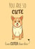 Cute Corgi Anniversary Card 37751 created by Pugs and Stuffs