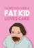 Funny Bruce Bogtrotter Anniversary Card / Valentines Day Card - Matilda - I Love You Like A Fat Kid Loves Cake created by Pedges Houseboat