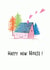Cute Cottage New Home Card - Woods - Happy New House! created by Sarah Wilton