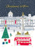 Classic - Pretty - traditional - London - Trafalgar Square - Christmas Wishes - Red Bus - Winter - Christmas Card created by Jessica Hogarth