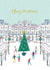 Classic - Ice Rink - Somerset House - Christmas Card - Festive - Traditional - Ice Skating - Christmas Tree - Pretty - Christmas Card created by Jessica Hogarth