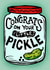 Little Pickle Jar Baby Card created by Woah there Pickle