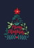 tree plants Christmas Card 29759 created by Ness Nordberg