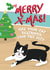 Merry Christmas Cat created by Lynsey Luu