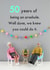 50 adult Birthday Card 11422 created by Bold & Bright Cards