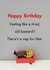 feeling like Birthday Card 11439 created by Bold & Bright Cards