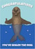 seal congrats Congratulations Card 13541 created by RASAR