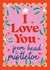 Cute Love Christmas card - Head to Mistletoe - Perfect for significant other created by Foggish