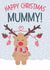 Cute - Happy Christmas Mummy - From the Kids - Robins - Cosy - Knitted Scarf - Reindeer - Mummy - Christmas Card created by Wink Design - Michelle Roberts
