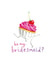 Be my bridesmaid? - Cute cupcake card created by Odd Socks