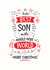 To The Best Son In The Whole Wide World - Best Son - Son - Merry Christmas Son - Festive - Typography - Christmas Card created by Little Red Cherry
