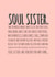 Soul Sisters greeting card created by Keepseyshop