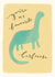 favourite herbivore Love & Friendship Card 6393 created by Nicole Julia