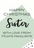 sister happy Christmas Card 31480 created by Oh So Serendipity