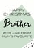 brother happy Christmas Card 9028 created by Oh So Serendipity