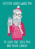 santa hipster Christmas Card 7816 created by Katie Ruby Illustration