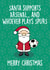Arsenal Football Fan Christmas Card created by Thirty Mussels