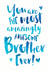 Amazingly Awesome Brother Appreciation Card created by Dig The Earth