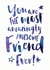 Amazingly Awesome Friend Appreciation Card created by Dig The Earth