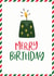 merry xmas bday Birthday Card 5977 created by Mrs Best Paper Co.