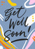 Abstract Bold Get Well Card 1033 created by Leah Chong - Leah Design
