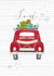 Modern/contemporary Son at Christmas Card, featuring a classic car design. created by Laura Darrington Design Ltd.