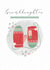 Modern/contemporary Granddaughter Christmas Card, featuring a mitten design. created by Laura Darrington Design Ltd.