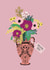 flower floral Thank You Card 5814 created by Olive + Jude