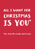 Cheeky Christmas Card For Significant Other - Keep The Receipt created by Oops a doodle