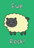 Ewe sheep Love & Friendship Card 14306 created by Dottie Mottie