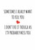 Funny Typography Valentines Day Card / Anniversary Card - Sometimes I Really Want To Kill You created by Banter King