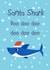 baby shark Christmas Card 23845 created by Pottsy Prints