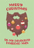 Trendy - Festive - Beard - Bearded Man - Baubles - Bauble Beard - Modern - Hipster - For Him - Christmas card created by PAPR Boutique