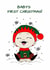 Baby’s first Christmas Card created by Lu Reason