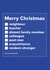 merry xmas Christmas Card 11097 created by Just Spag