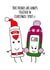 Friend - Christmas Spirit - Spirits - Vodka - Gin - Cute - Funny - Joke - True Friends - Cute - Alcohol - Christmas Card created by Of Life & Lemons Ltd.