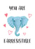 elephant irresistible Card 38162 created by Fenella Designs