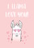 llama llamalove Card 38163 created by Fenella Designs