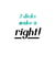2 dicks make a right - Funny LGBT wedding card created by Prairie Chick Prints