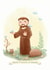 saint francis Card 26221 created by Catherine Satrun