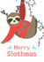merry slothmas Christmas Card 24491 created by Jordan Williams