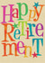 happy star Retirement Card 5612 created by Lizzie O'Grady