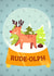 rude-olph rudolph Christmas Card 33105 created by Flamingo Lingo by Jenny