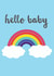 baby rainbow New Baby Card 12481 created by Calliwally