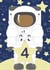space astronaut Birthday Card 8788 created by Sarah Twist