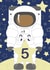 space astronaut Birthday Card 8789 created by Sarah Twist