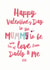 Mummy To Be Valentine's Day Card created by Sweetlove Press
