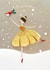Ballerina xmas Christmas Card 14529 created by Tigerlily